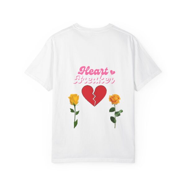 Heartbreaker Unisex Garment-Dyed T-Shirt with Floral Design - Image 12