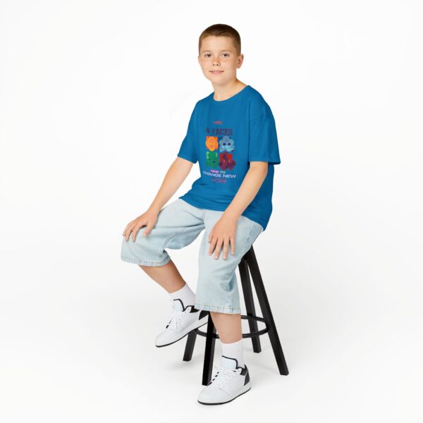 Kids 4 Faces Fun Tee - Change New One - Image 54