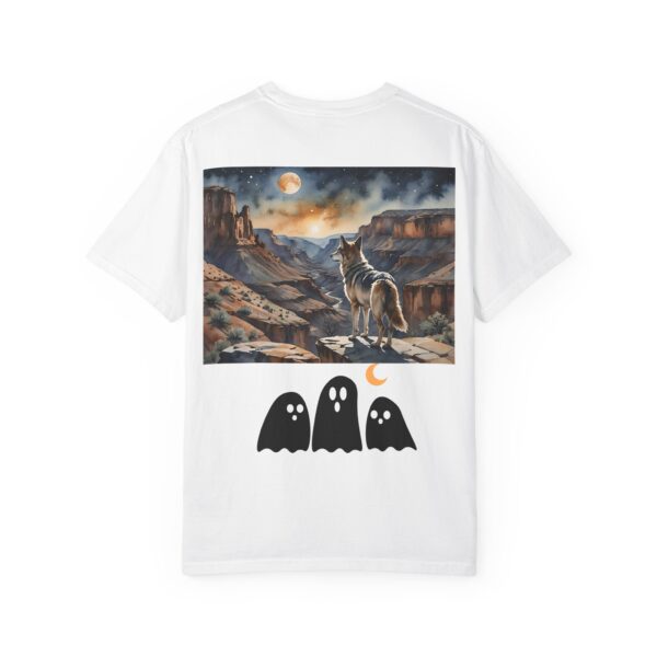 Mystical Wolf & Ghosts Unisex Garment-Dyed T-Shirt - Image 11