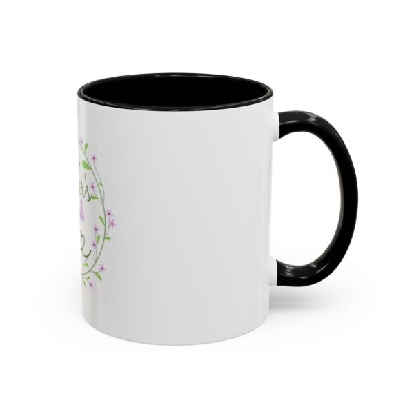Happy Mother's Day Accent Coffee Mug - Floral Design for Mom - Image 2