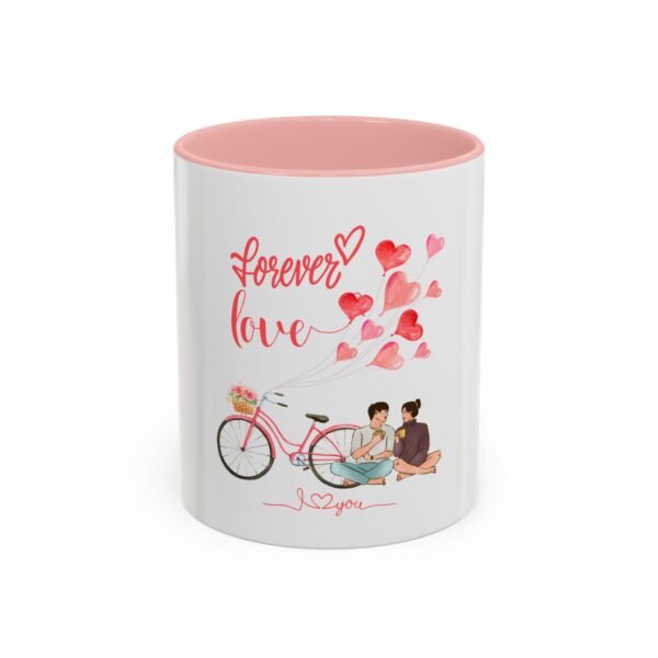 Forever Love Coffee Mug - Heart Design for Couples | 11oz & 15oz - Image 11