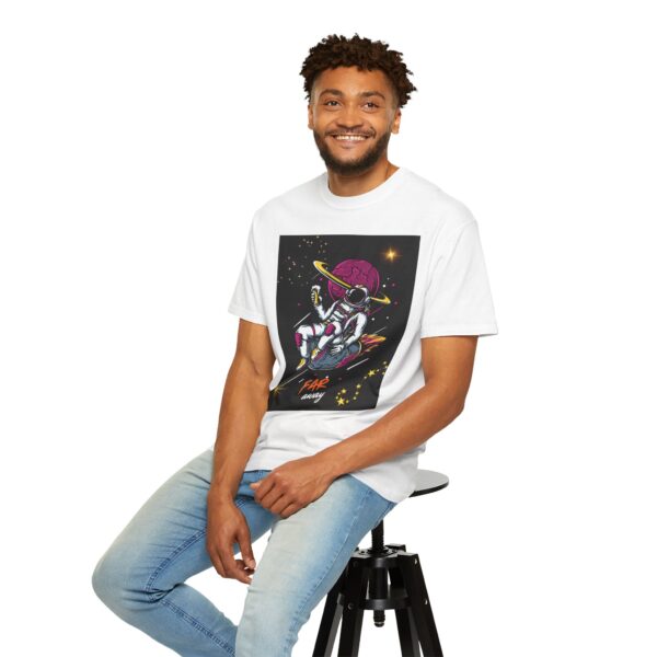 Far Away Astronaut T-Shirt - Garment-Dyed Unisex Tee for Space Lovers - Image 18