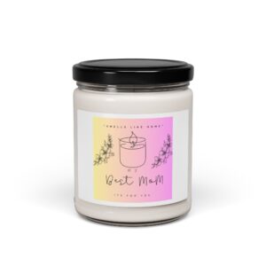 Best Mom Scented Soy Candle - Perfect Gift for Mother's Day & Birthdays