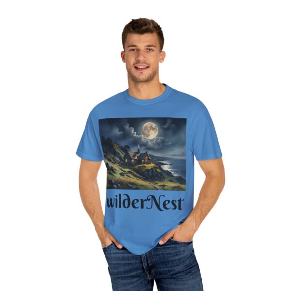 WilderNest Cottage Moonlight T-Shirt - Unisex Garment-Dyed Tee for Nature Lovers - Image 39