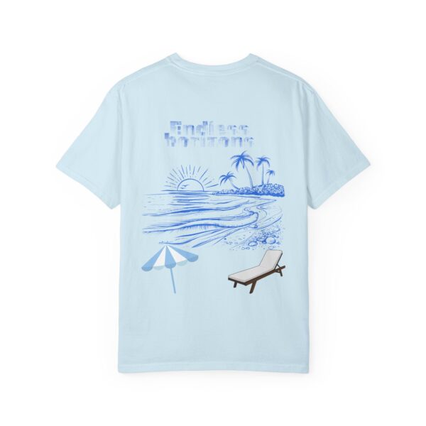 Endless Horizons Beach T-Shirt - Unisex Garment-Dyed Summer Tee - Image 29