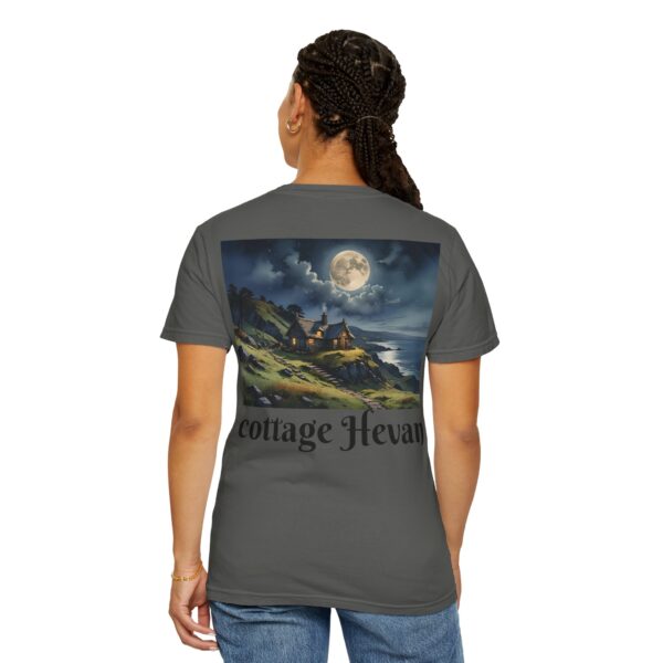 WilderNest Cottage Moonlight T-Shirt - Unisex Garment-Dyed Tee for Nature Lovers - Image 16