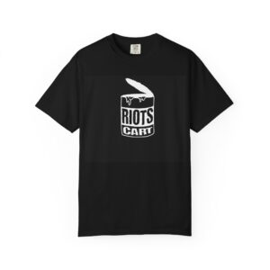 Unisex Garment-Dyed T-Shirt - 'Riots Cart' Graphic Tee for Streetwear Enthusiasts