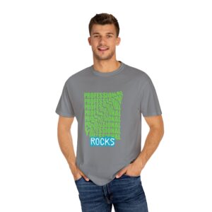 Professional Rocks Unisex Garment-Dyed T-Shirt - Bold & Fun Statement Tee