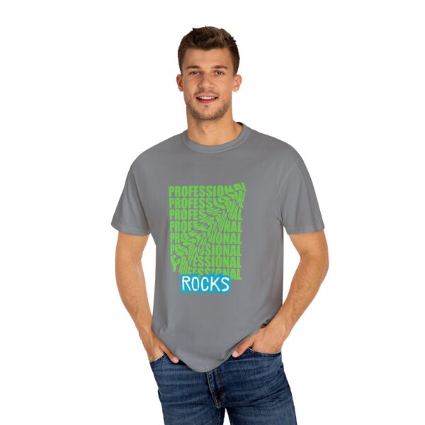 Professional Rocks Unisex Garment-Dyed T-Shirt - Bold & Fun Statement Tee