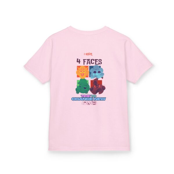 Kids 4 Faces Fun Tee - Change New One - Image 58