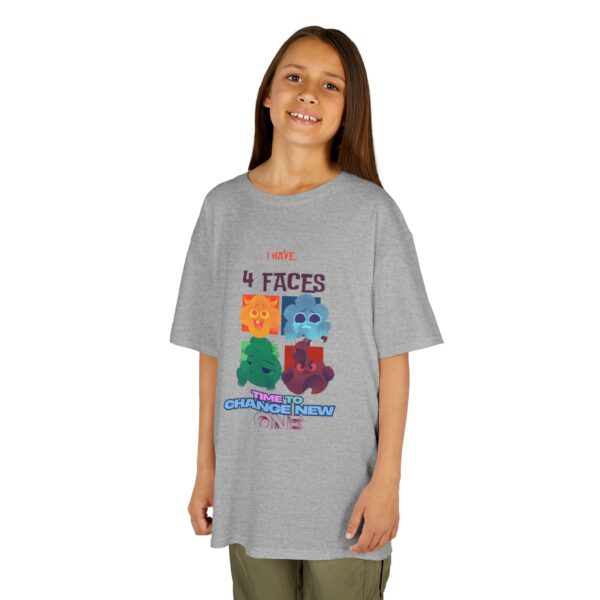 Kids 4 Faces Fun Tee - Change New One - Image 23