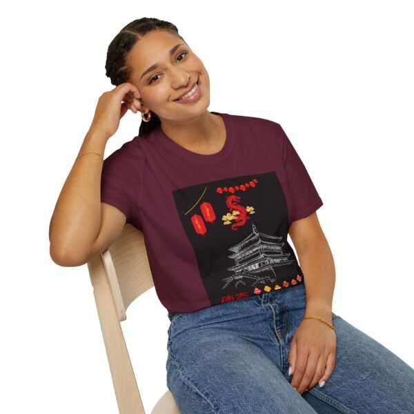 Cultural Heritage Unisex Softstyle T-Shirt | Lunar New Year Celebration Design - Image 25