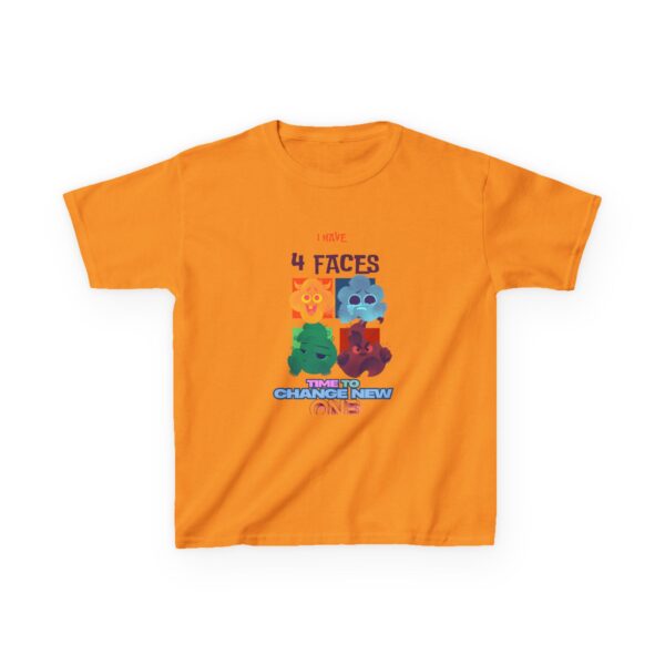 Kids 4 Faces Fun Tee - Change New One - Image 28