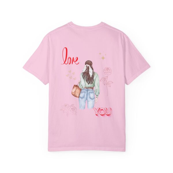 Love You Feminine Unisex T-shirt - Romantic Floral Design - Image 52