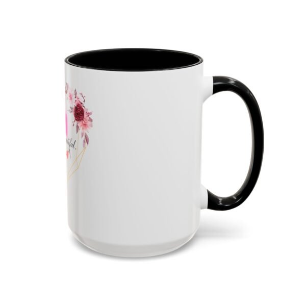 Mom Heart Accent Coffee Mug - Beautiful Floral Design - Image 26