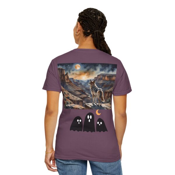 Mystical Wolf & Ghosts Unisex Garment-Dyed T-Shirt - Image 52