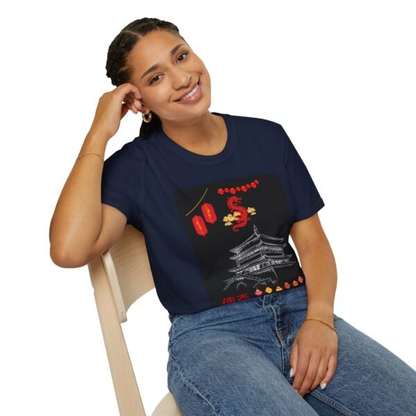 Cultural Heritage Unisex Softstyle T-Shirt | Lunar New Year Celebration Design - Image 43