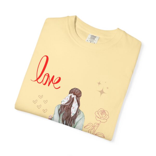 Love You Feminine Unisex T-shirt - Romantic Floral Design - Image 23