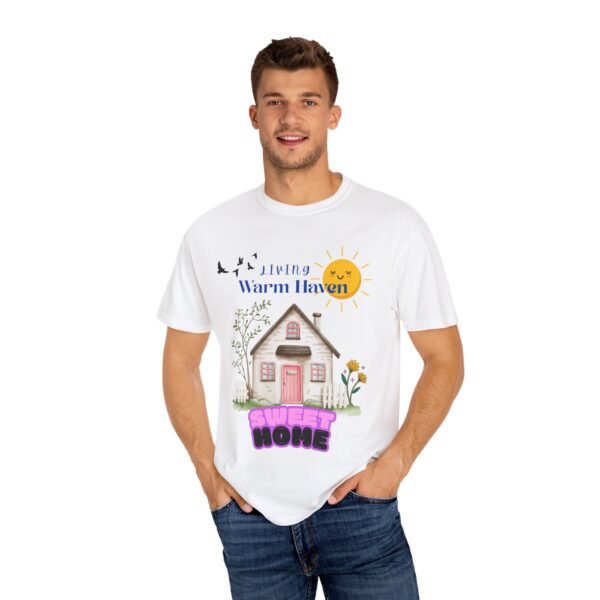Cozy Home Vibes T-Shirt - "Living Warm Haven" Design