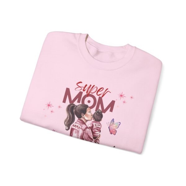 Super Mom Crewneck Sweatshirt - Gift for Mother's Day, Cozy Gift for Moms - Image 24