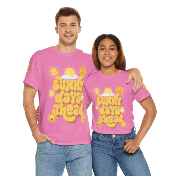Sunny Days Ahead Unisex Heavy Cotton Tee - Fun Sun Graphic T-Shirt - Image 120