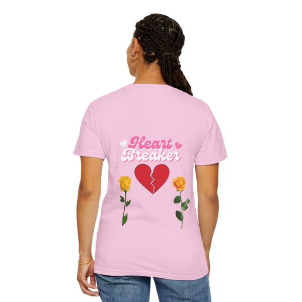 Heartbreaker Unisex Garment-Dyed T-Shirt with Floral Design - Image 129