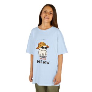 Kids Cool Cat Tee - Be Cool! MEOW Design