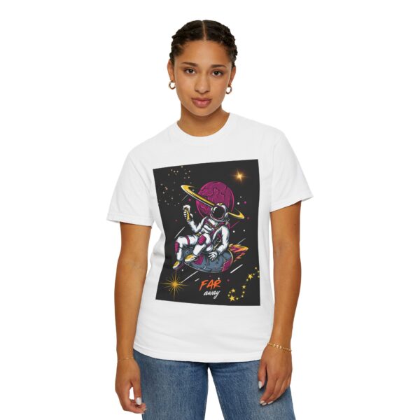 Far Away Astronaut T-Shirt - Garment-Dyed Unisex Tee for Space Lovers - Image 15