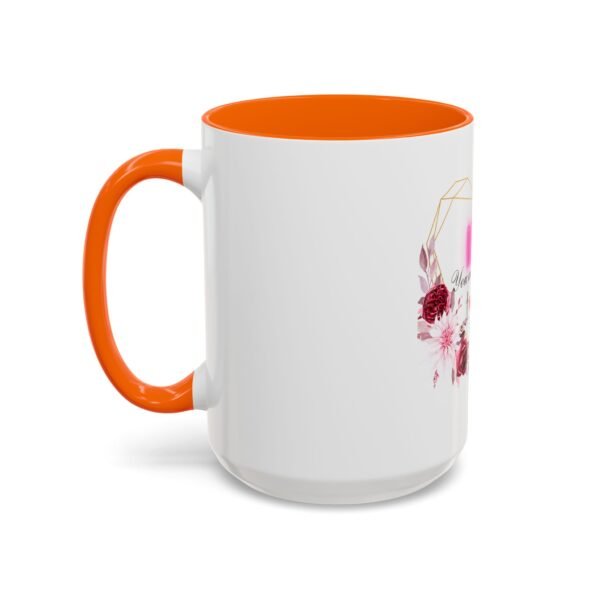 Mom Heart Accent Coffee Mug - Beautiful Floral Design - Image 71