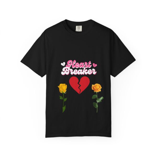 Heartbreaker Unisex Garment-Dyed T-Shirt with Floral Design - Image 103