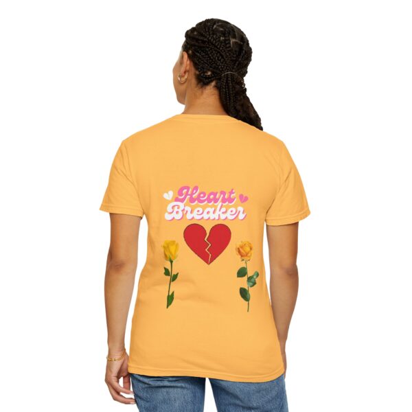 Heartbreaker Unisex Garment-Dyed T-Shirt with Floral Design - Image 45