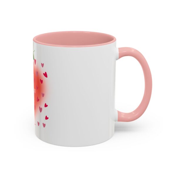 Best Mom Ever Accent Coffee Mug - Heart & Rose Design - Image 20