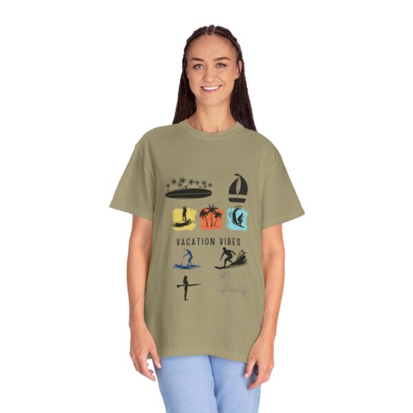 Vacation Vibes Unisex Garment-Dyed T-Shirt for Beach Lovers - Image 29