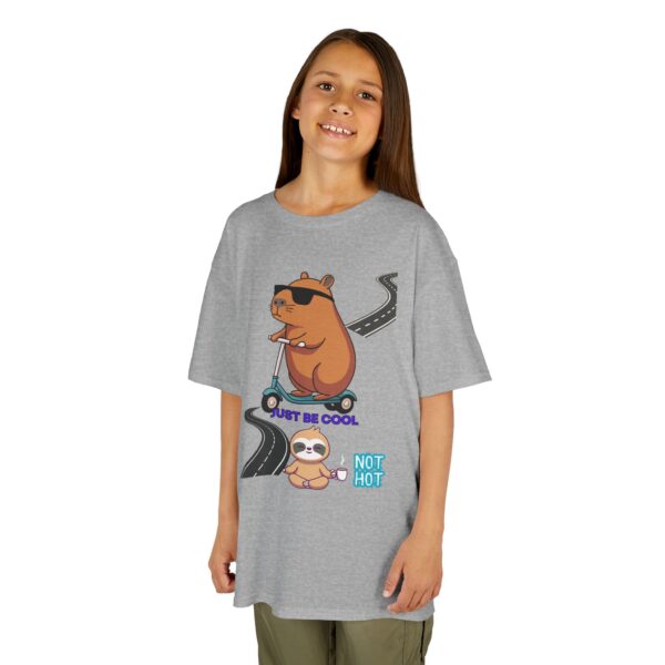 Cool Bear Kids Heavy Cotton Tee - Just Be Cool Graphic T-Shirt - Image 14