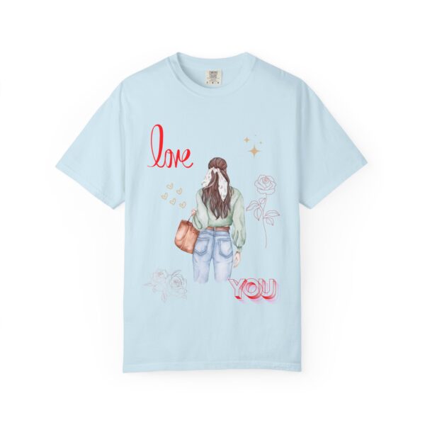 Love You Feminine Unisex T-shirt - Romantic Floral Design - Image 41