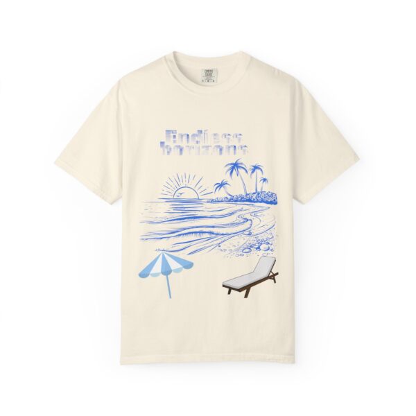 Endless Horizons Beach T-Shirt - Unisex Garment-Dyed Summer Tee - Image 10