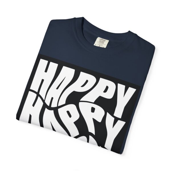 Unisex Happy Vibes T-Shirt - Garment-Dyed Apparel for Positive Days - Image 15