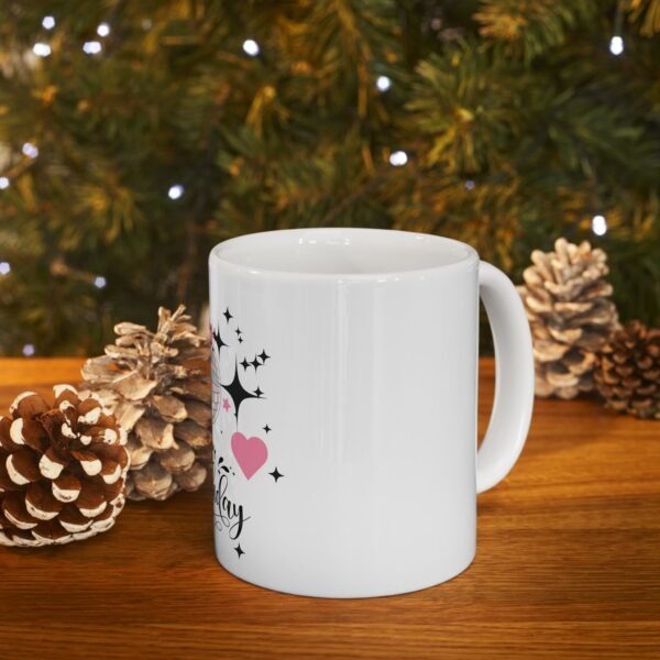 Happy Birthday Disco Ball Ceramic Mug - Fun Gift for Celebrations - Image 9