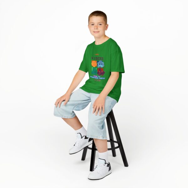 Kids 4 Faces Fun Tee - Change New One - Image 45