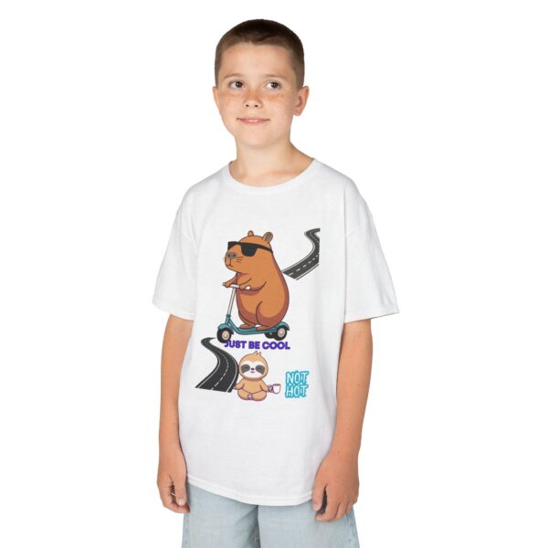 Cool Bear Kids Heavy Cotton Tee - Just Be Cool Graphic T-Shirt - Image 6