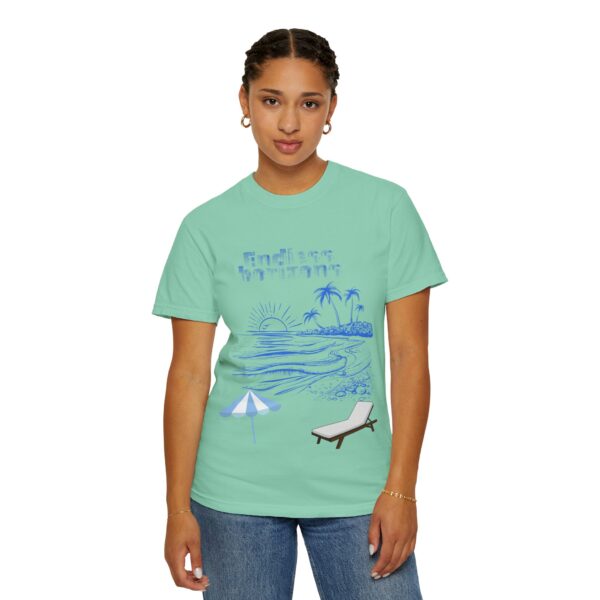 Endless Horizons Beach T-Shirt - Unisex Garment-Dyed Summer Tee - Image 24