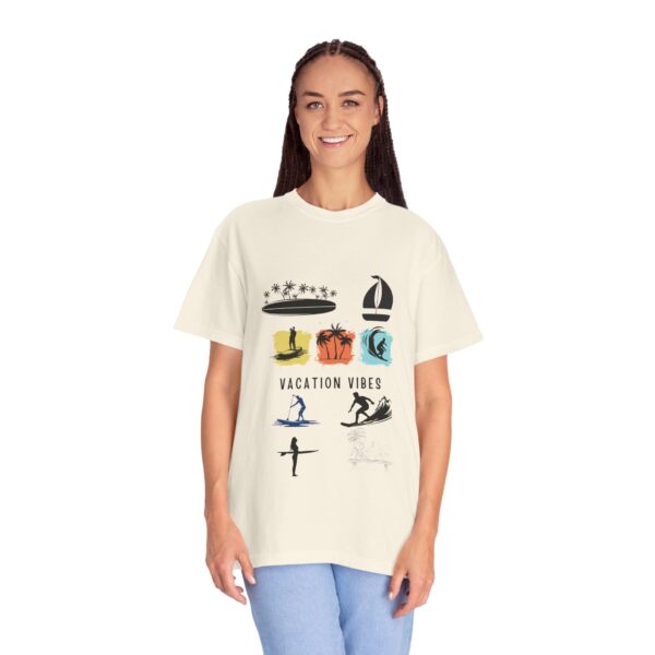 Vacation Vibes Unisex Garment-Dyed T-Shirt for Beach Lovers - Image 21