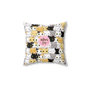 Spun Polyester Square Pillow – Soft & Stylish Comfort