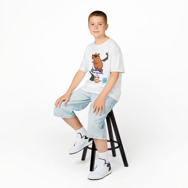 Cool Bear Kids Heavy Cotton Tee - Just Be Cool Graphic T-Shirt - Image 8