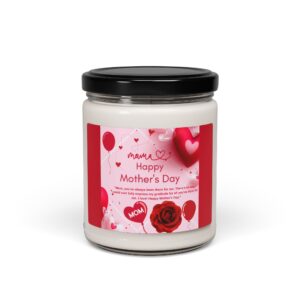 Happy Mother's Day Scented Soy Candle | 9oz Gift for Mom
