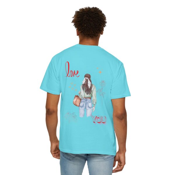 Love You Feminine Unisex T-shirt - Romantic Floral Design - Image 39