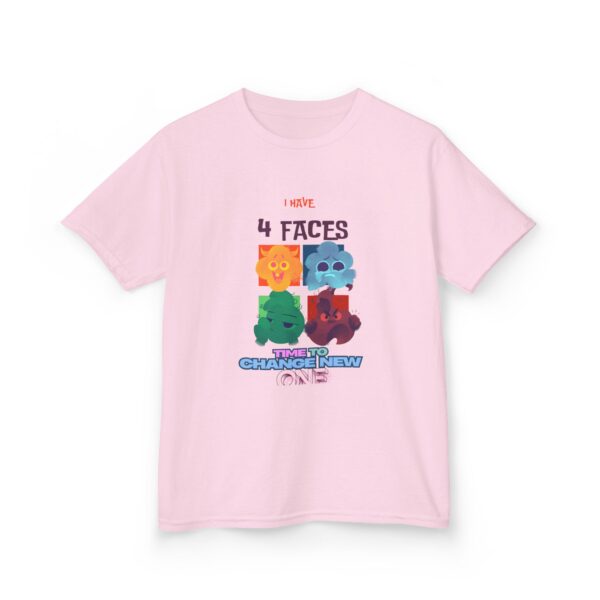Kids 4 Faces Fun Tee - Change New One - Image 57