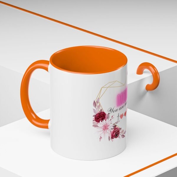 Mom Heart Accent Coffee Mug - Beautiful Floral Design - Image 56
