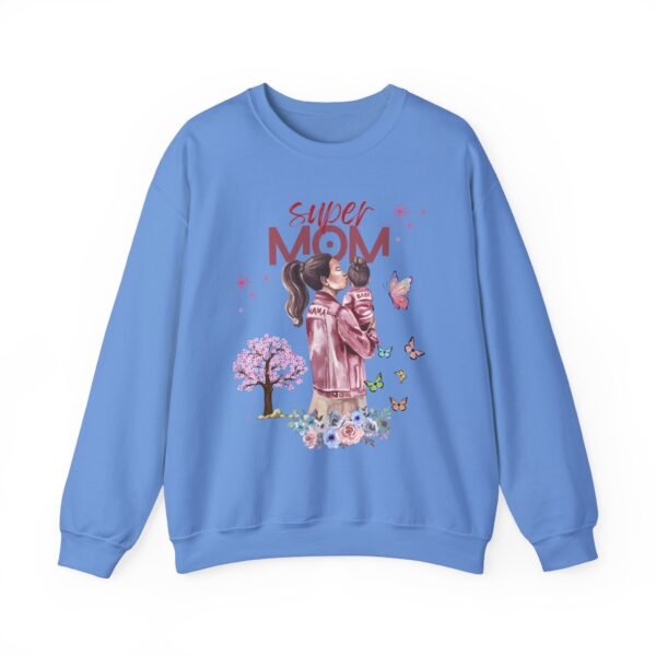 Super Mom Crewneck Sweatshirt - Gift for Mother's Day, Cozy Gift for Moms - Image 36