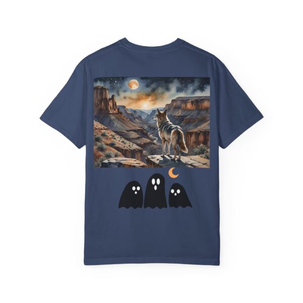 Mystical Wolf & Ghosts Unisex Garment-Dyed T-Shirt - Image 38
